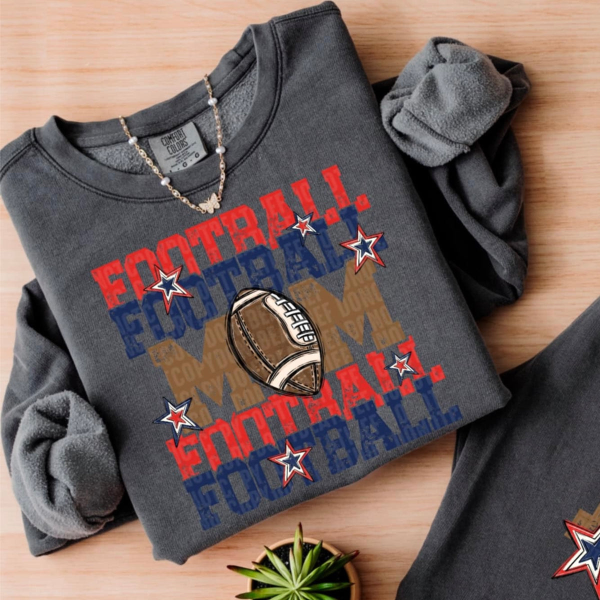 Football Mom SDD red/navy
