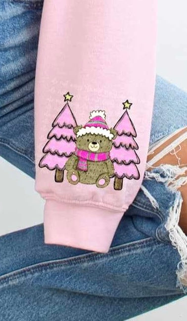I’m dreaming of a pink Christmas sleeve 64249 DTF transfer