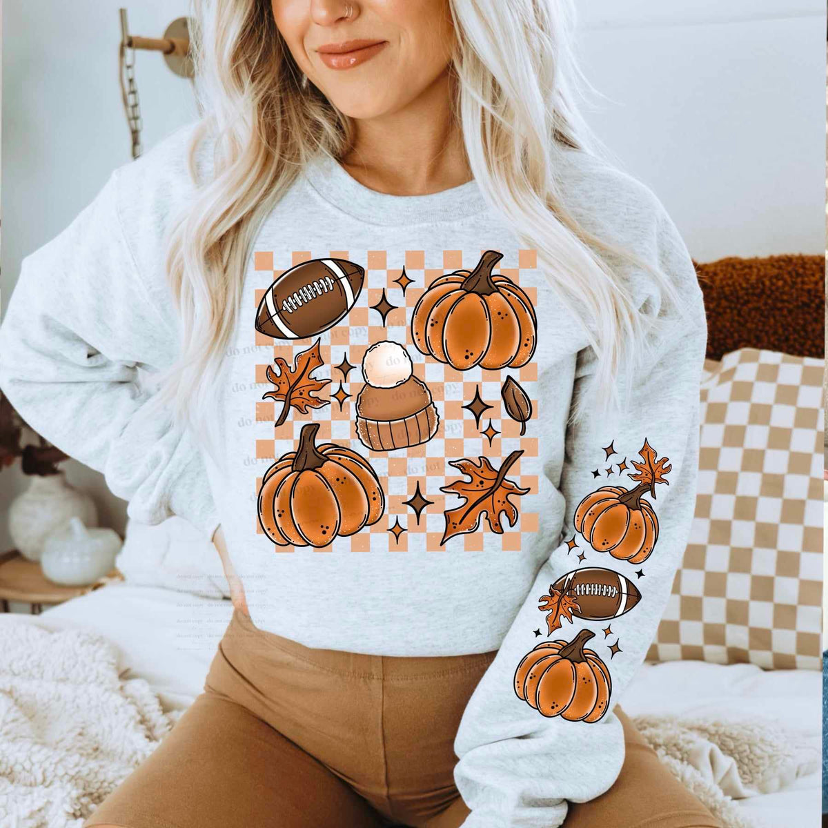 Fall and football cluster FRONT ONLY (CSC) 60145 DTF transfer