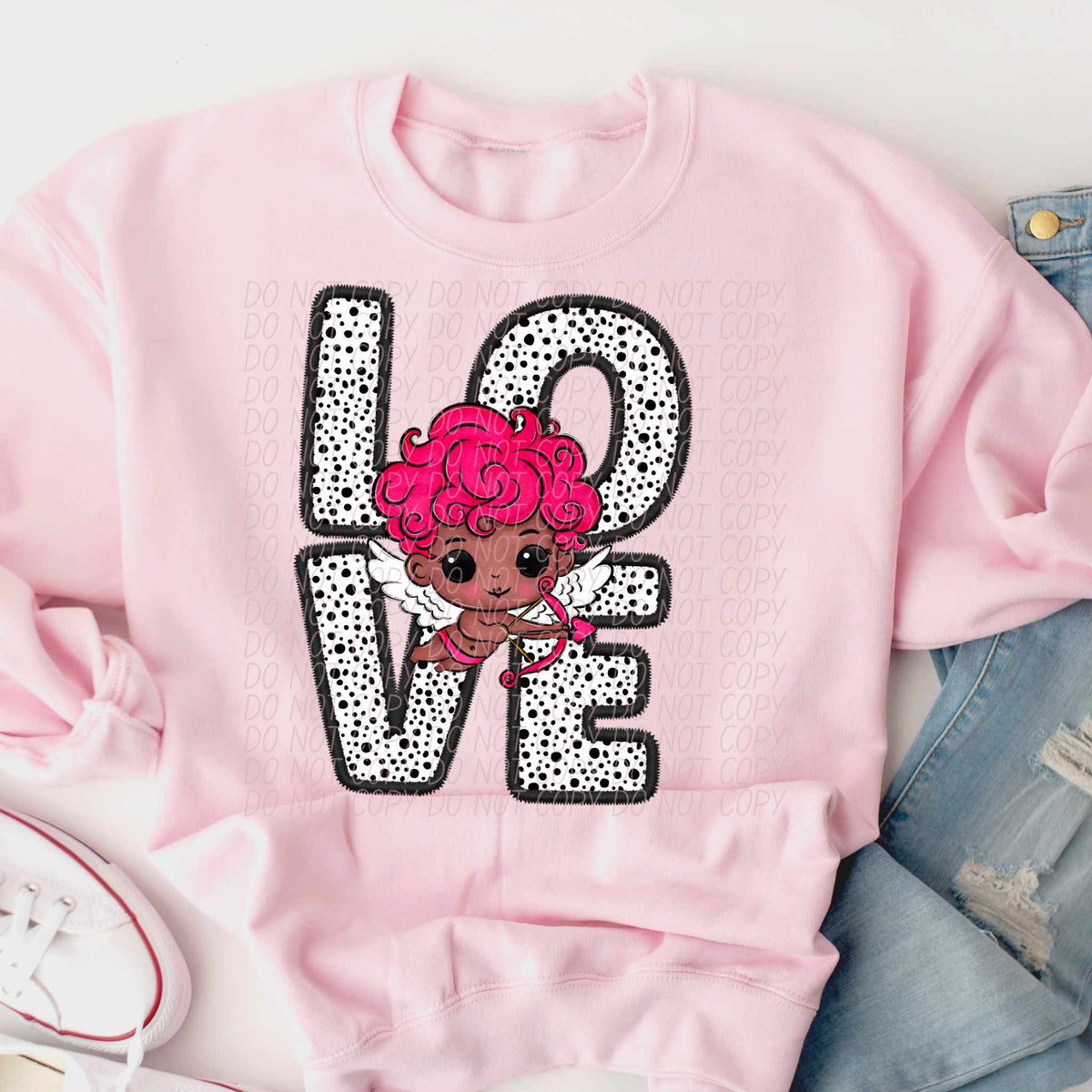Love dark Cupid (CITY) 75751 DTF transfer