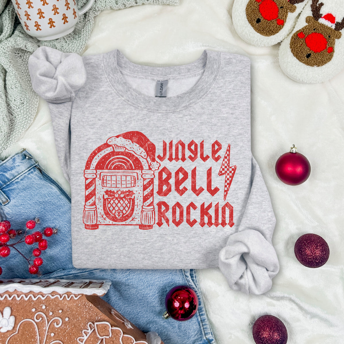 Jingle bell rockin (scarlow) DTF transfer