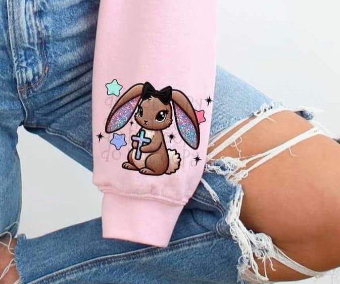 Easter is for Jesus sleeve 80630 DTF transfer