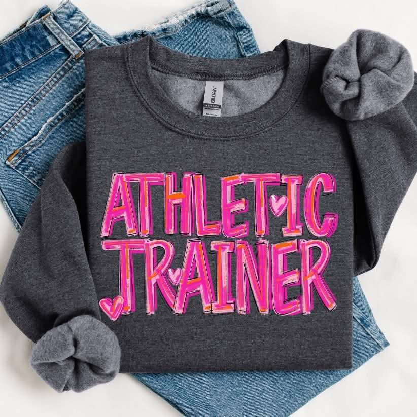 Athletic trainer pink brushstroke (S&G) 79659 DTF transfer