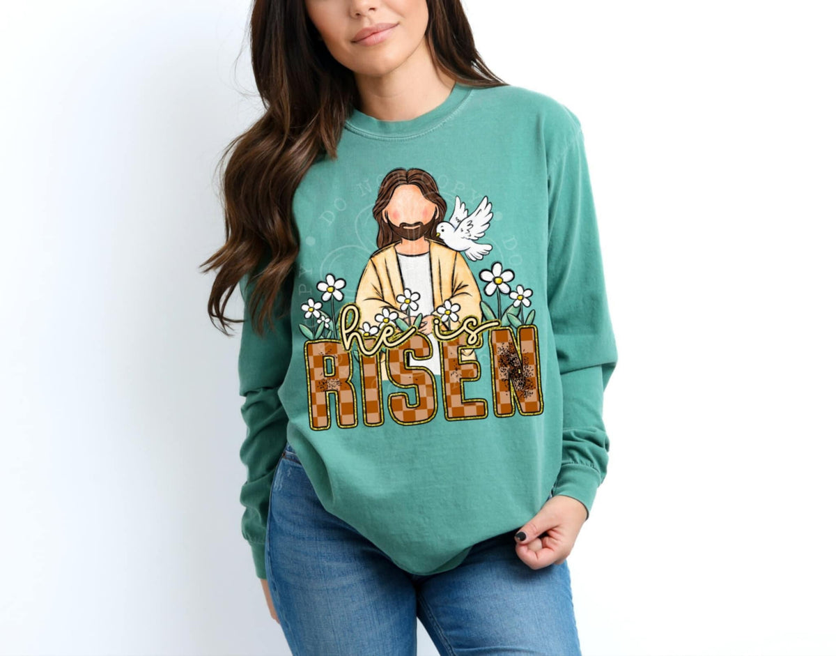 He is risen Jesus 87207 DTF transfer