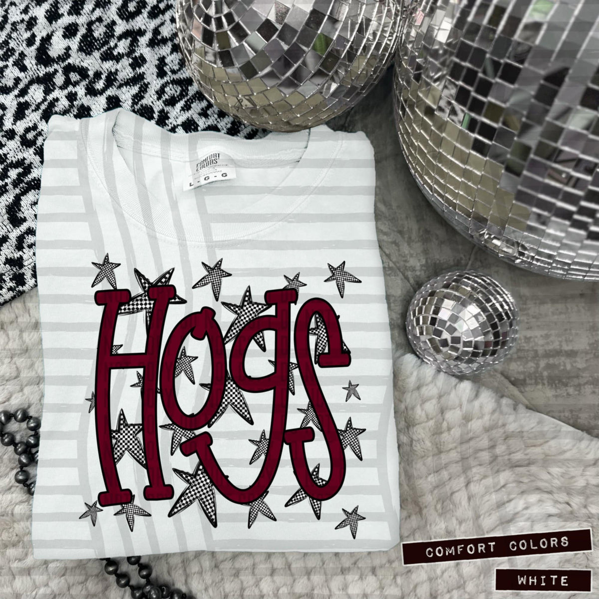 Maroon Staggered Mascots (Caplinger)