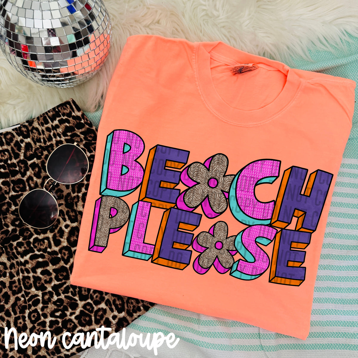 beach please purple blocks (caplinger) DTF