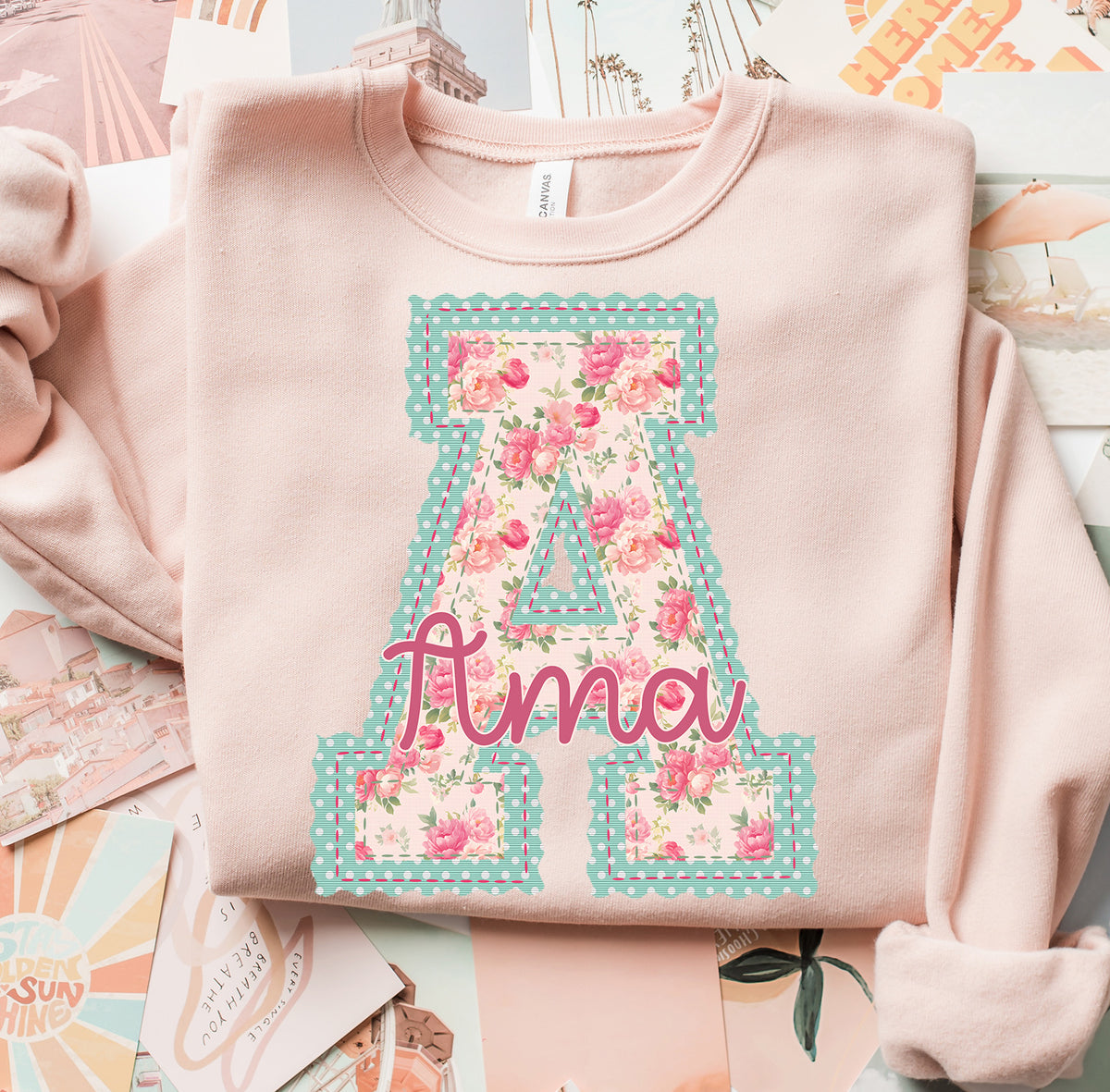 Ama Sweet Vintage Name (S&G) DTF Transfer