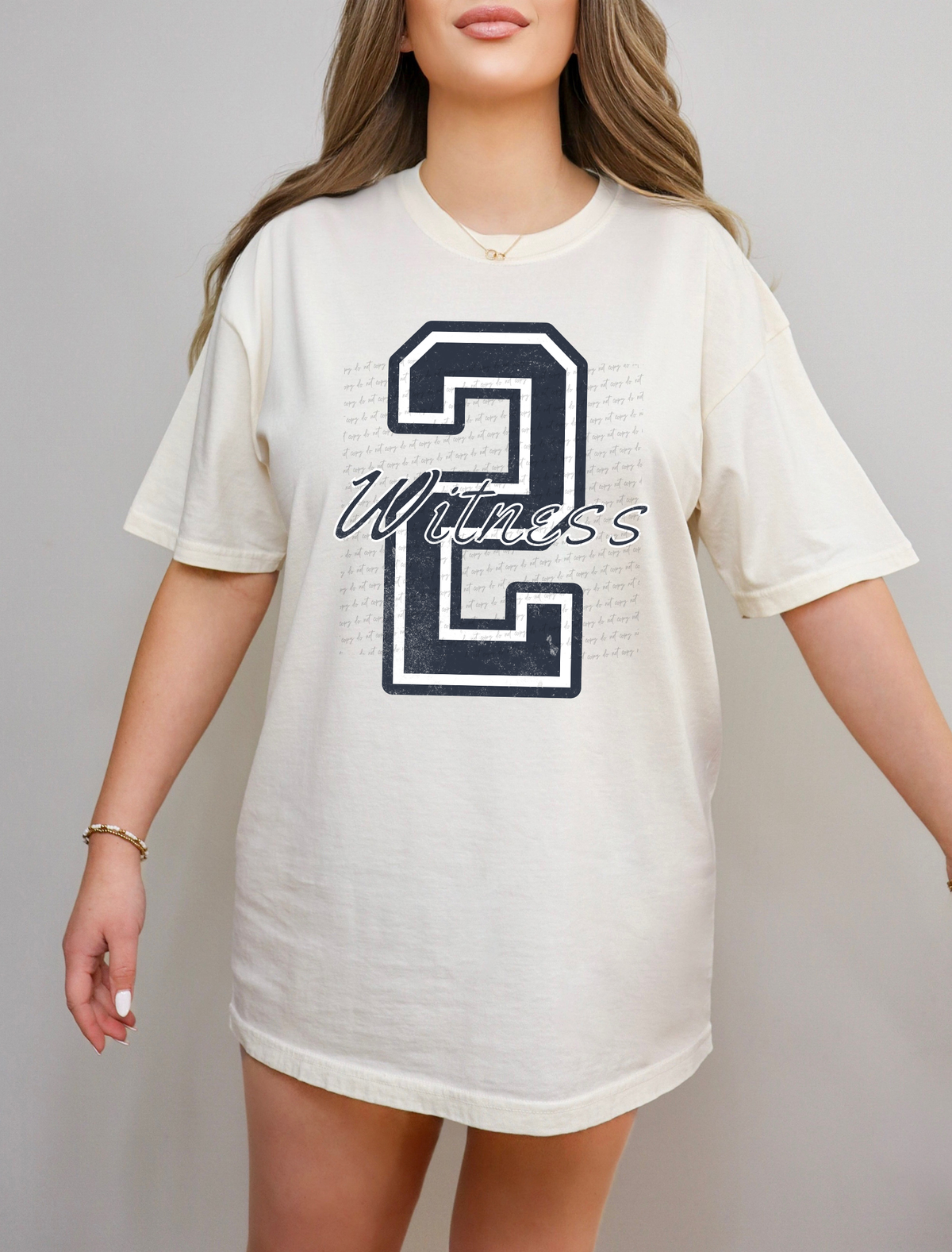 2 Witness Varsity (Front Print) 76970 DTF Transfer