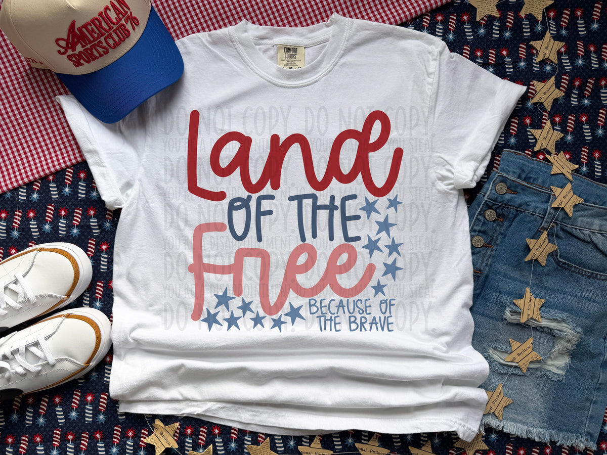 Land of the free (SWD) DTF Transfer