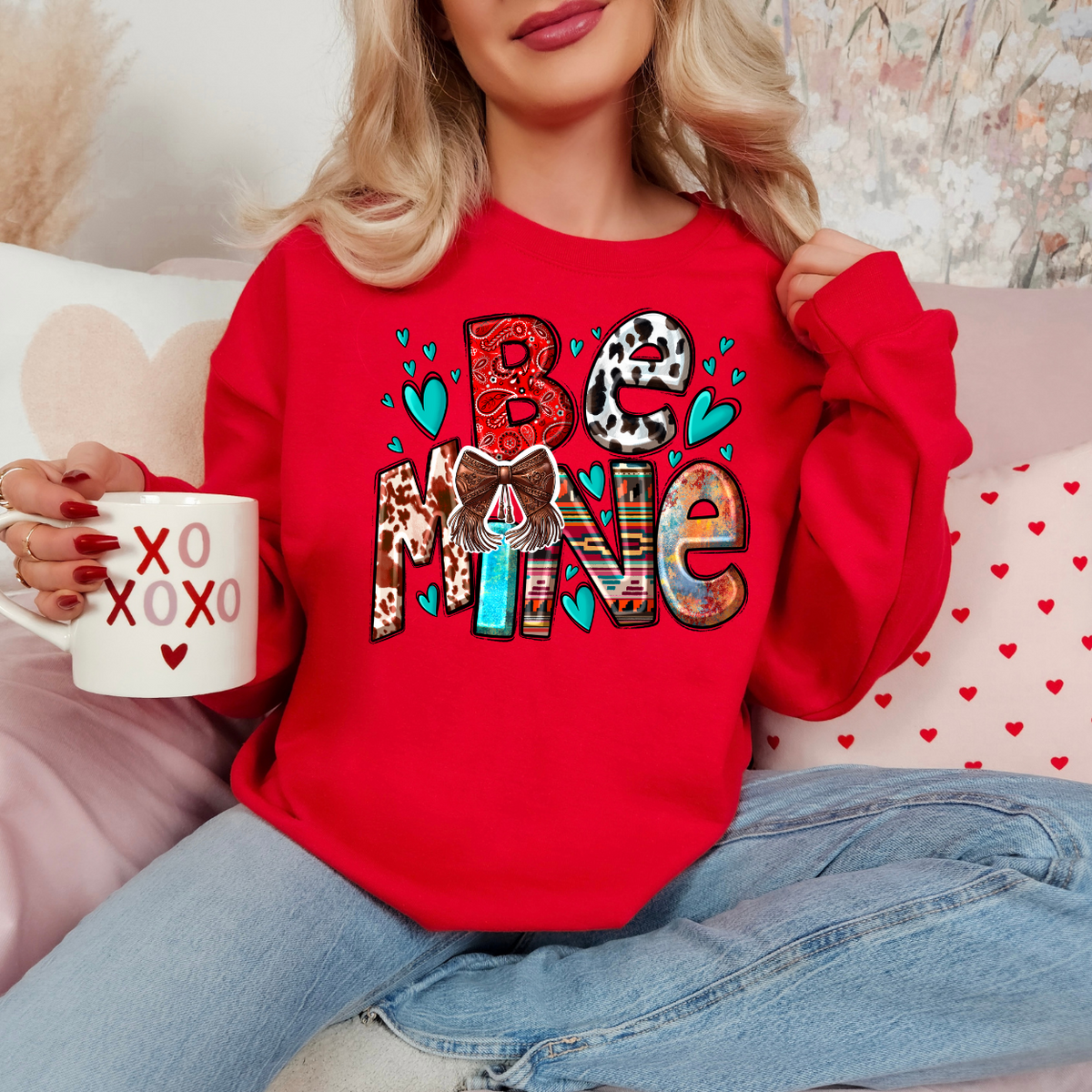 Be Mine Western (RD) 72921 DTF Transfer