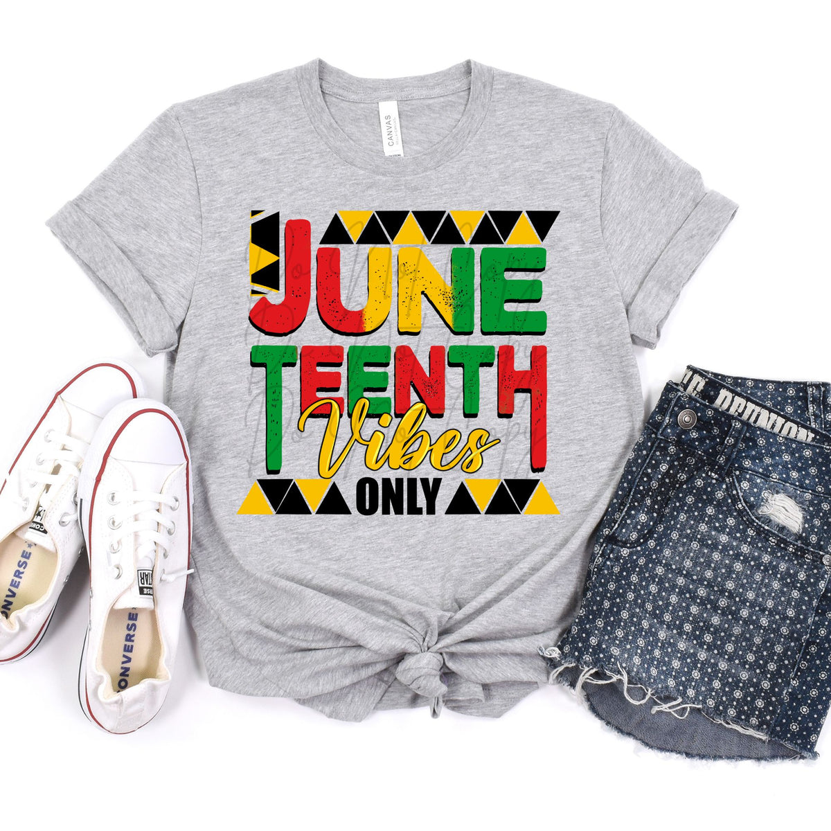 Juneteenth Vibes Only-38094-DTF transfer