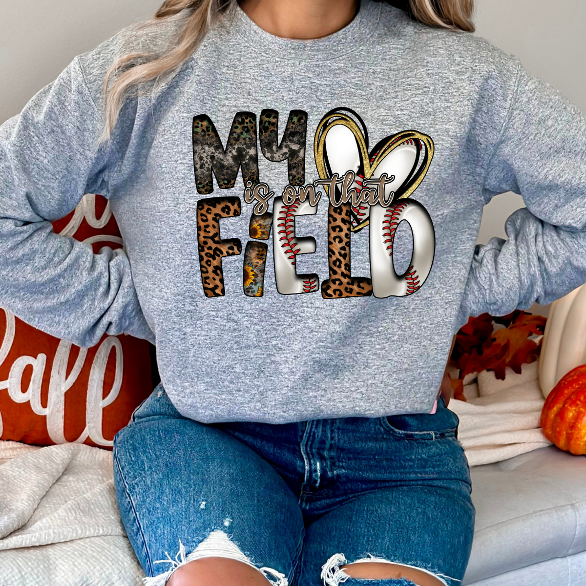 My Heart Is On That Field (RD) DTF Transfer