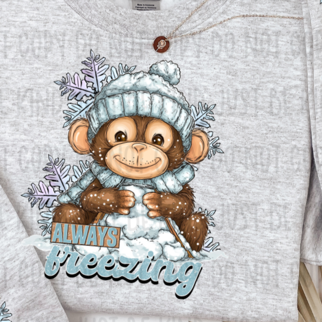 Always Freezing *FRONT ONLY* (FDCD) 72454 DTF Transfer