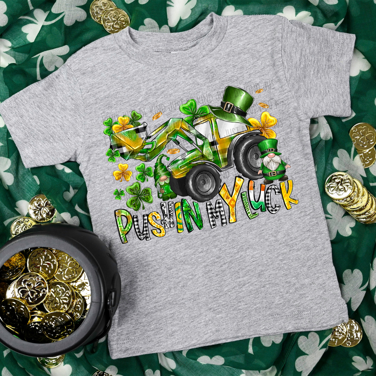 Pushin My Luck (RD) 78880 DTF Transfer