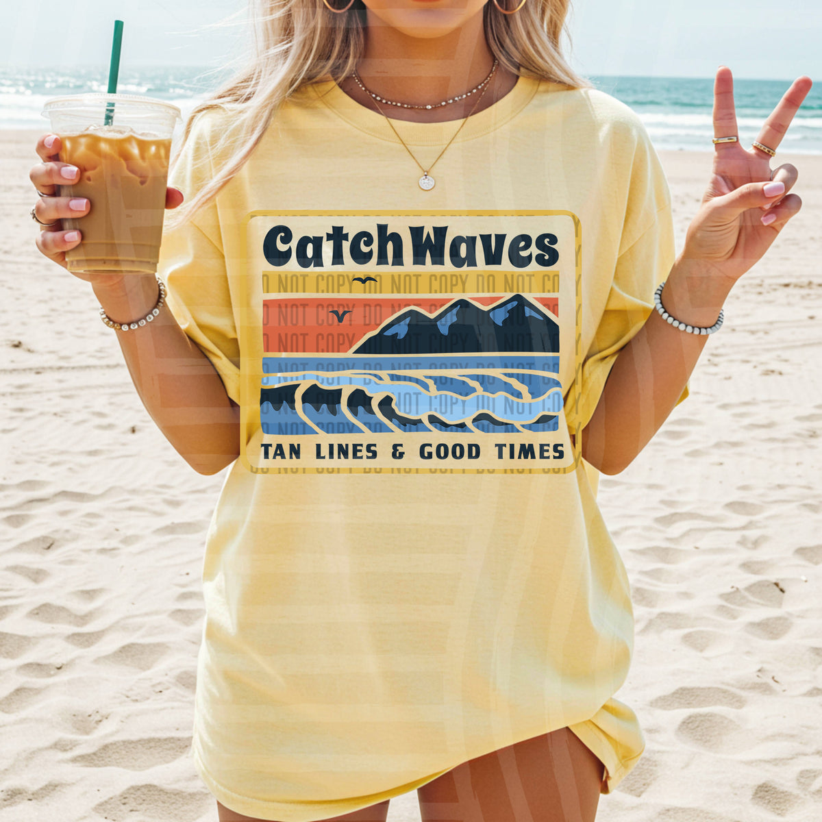Catch waves (Caplinger) DTF Transfer