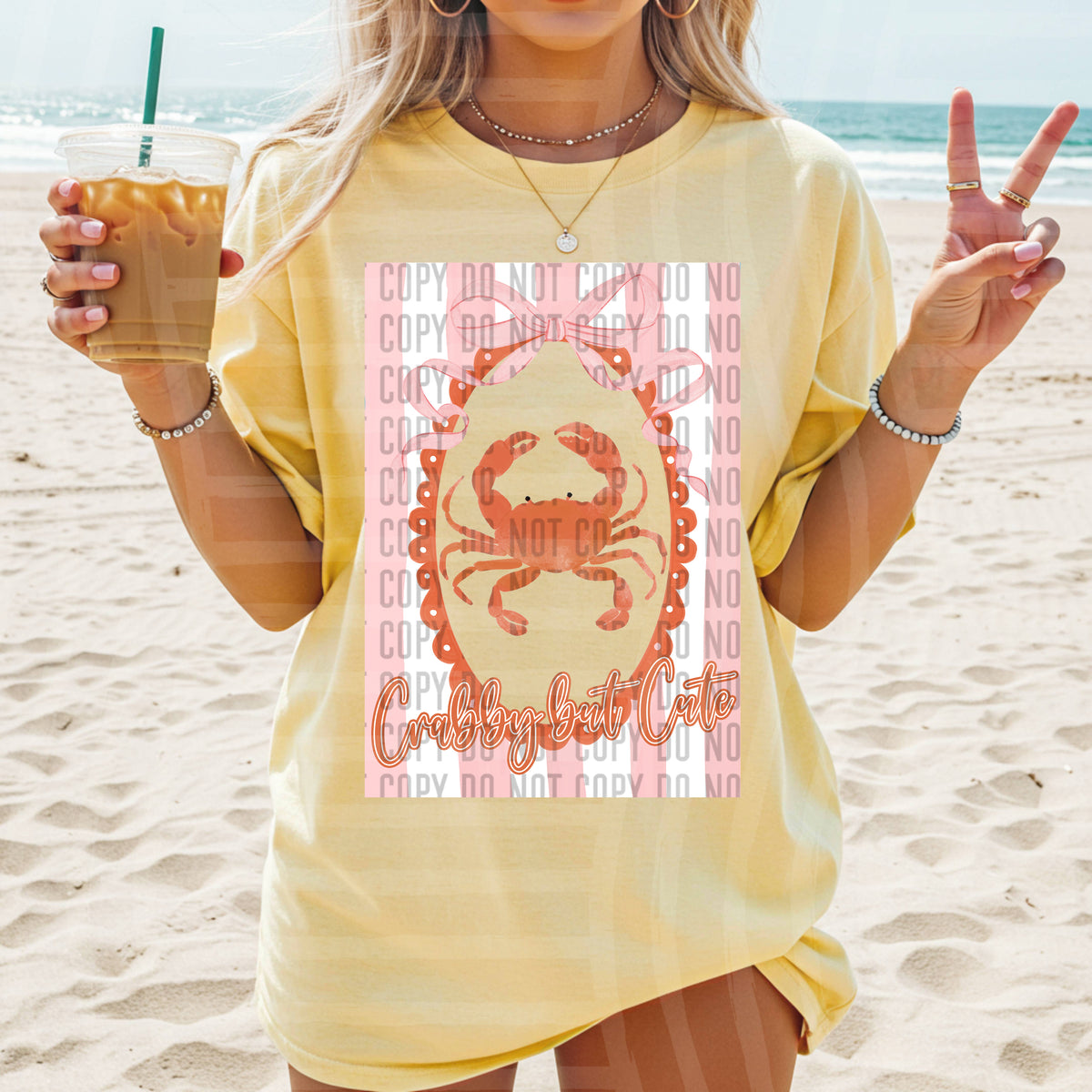 Crabby but cute crab (Caplinger) DTF Transfer