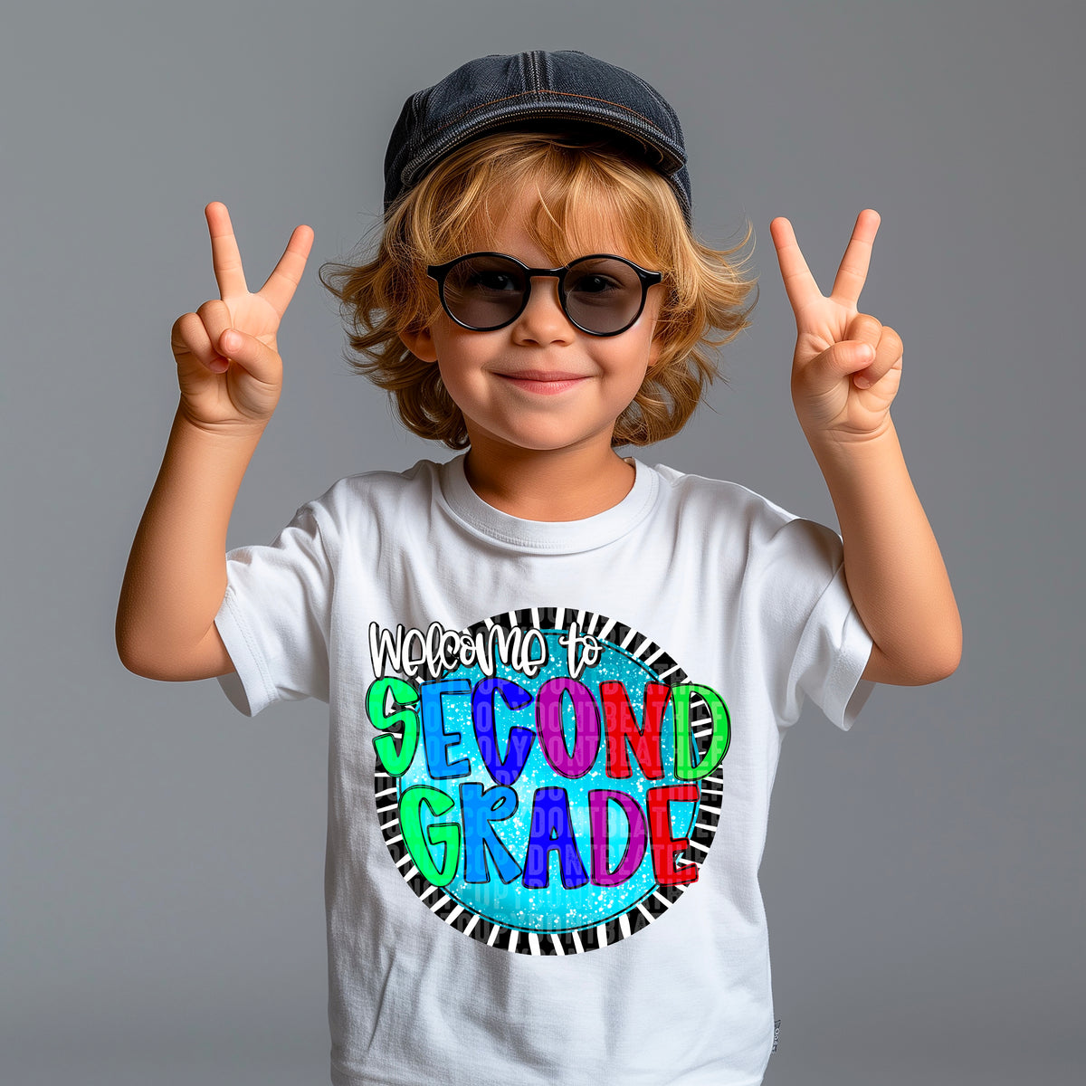 Welcome To Second Grade - Boy 104528 DTF transfer