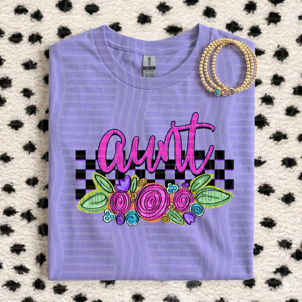 purple aunt (Caplinger) DTF Transfer