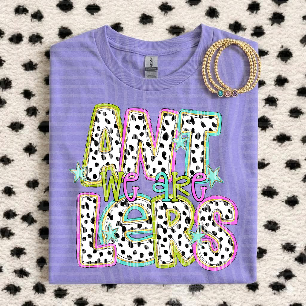 We Are Antlers Spotted & Dotted (Caplinger) DTF transfer