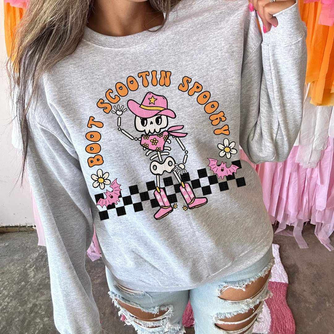 Boot scootin spooky (HW) 50208 DTF transfer
