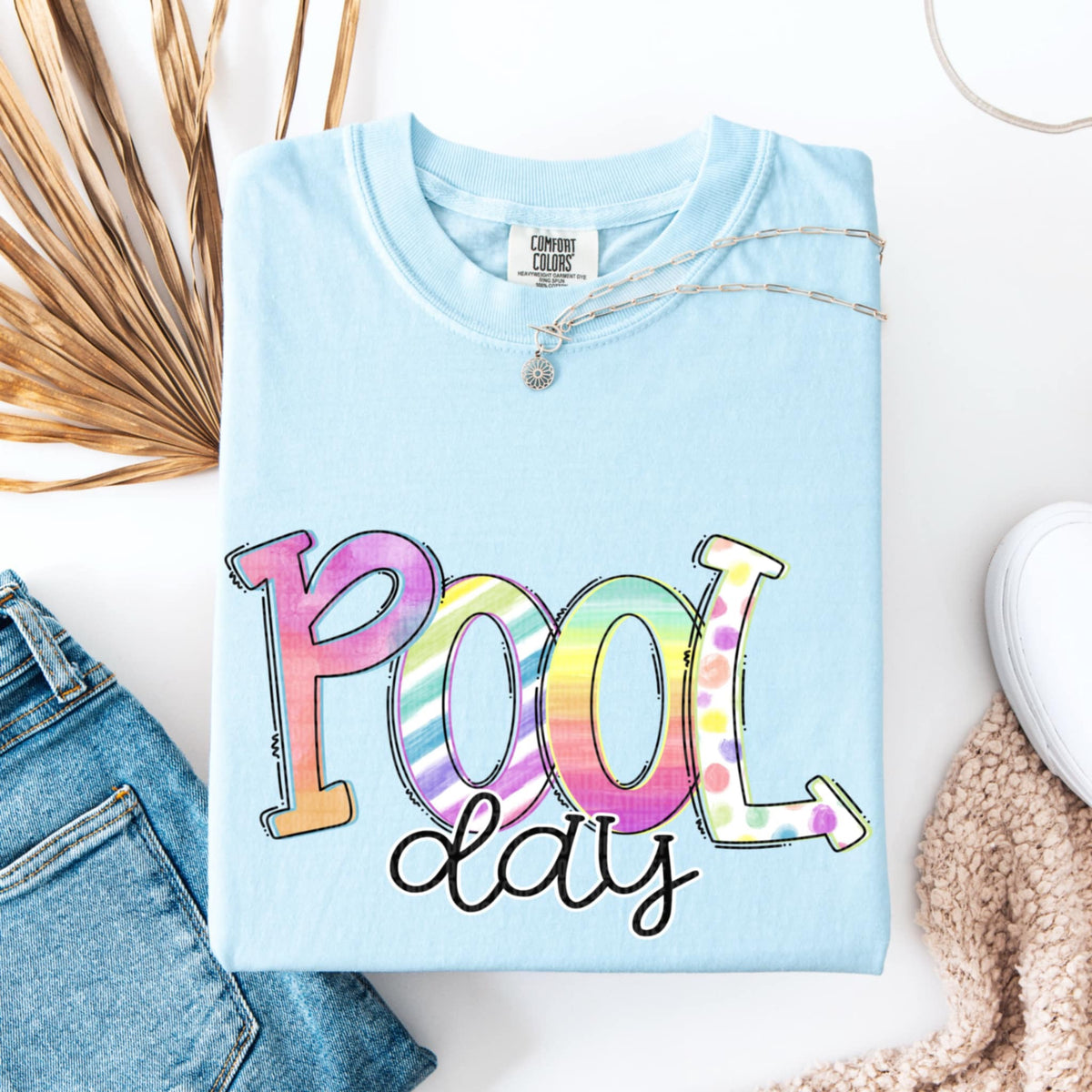 Pool day pastel (SDD) 94388 DTF transfer