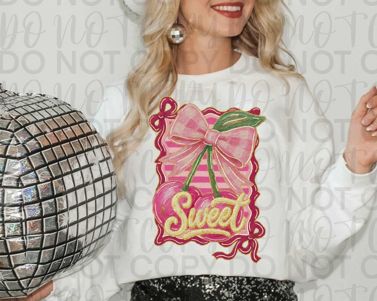 Sweet Cherry Frame (sweet starlight) DTF transfer