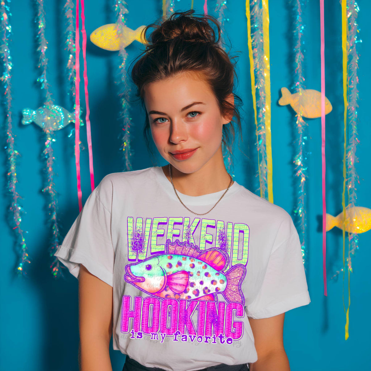 Weekend hooking is my favorite 106290 DTF transfer