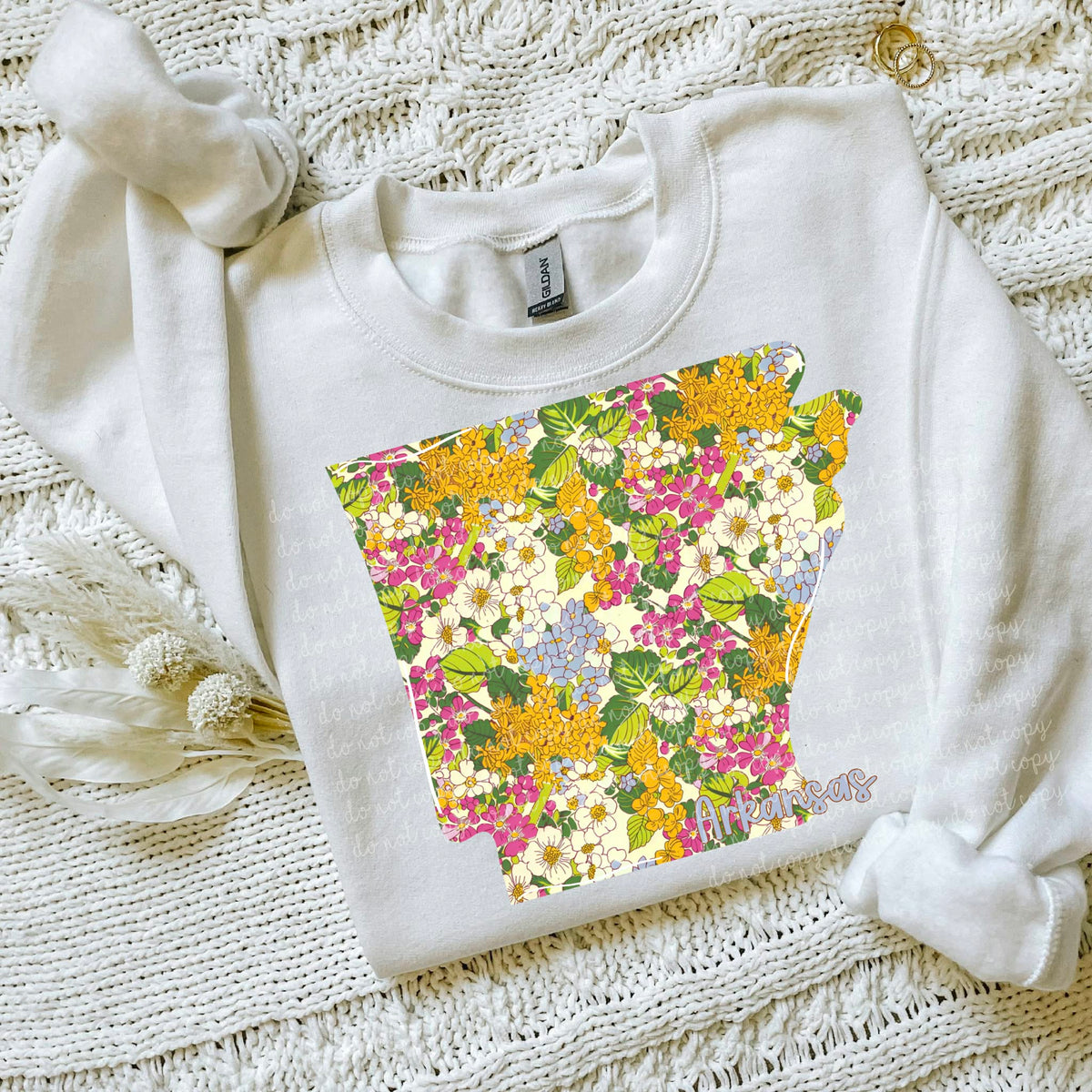 Arkansas florals (MMD) DTF Transfer