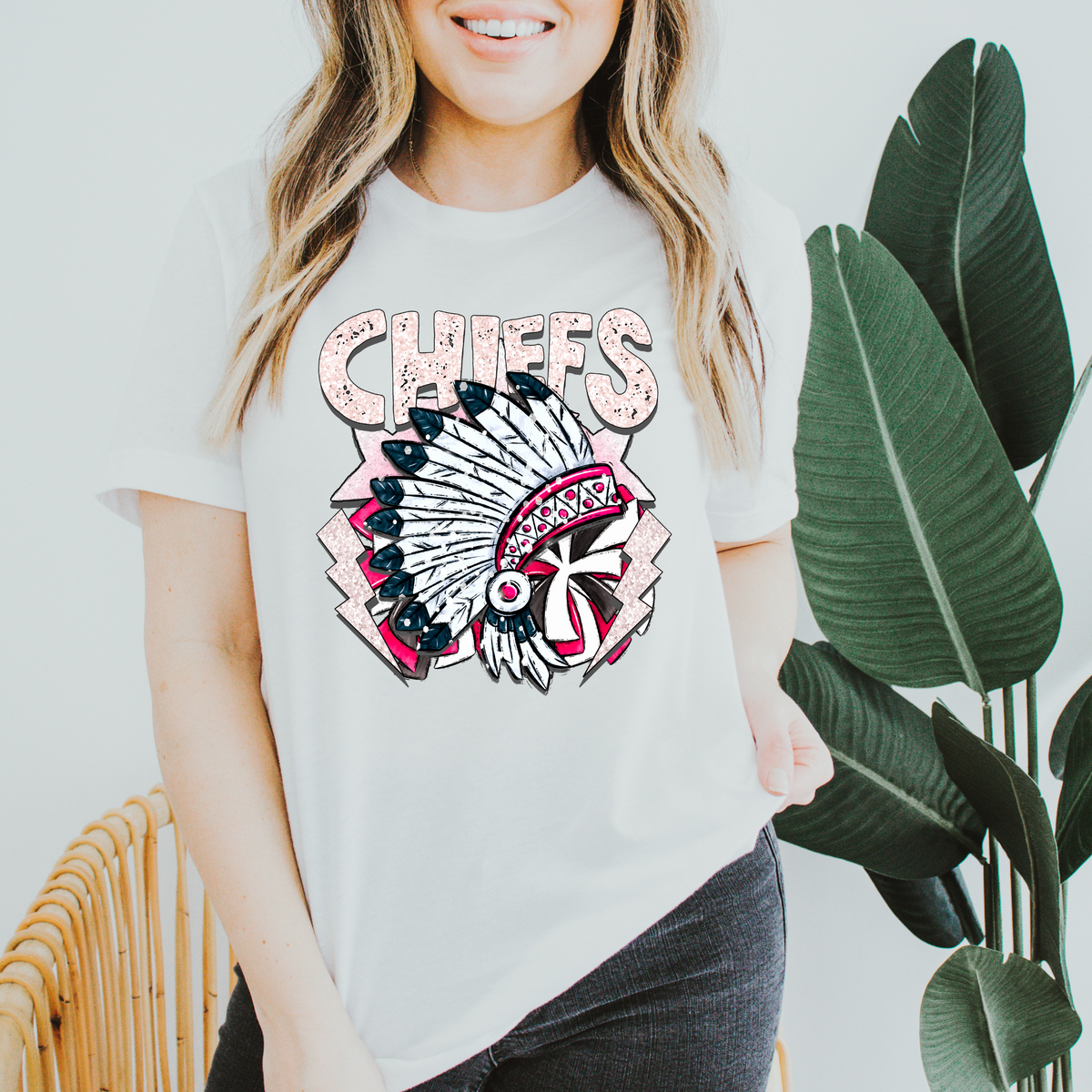 Chiefs (Retro, Pink) 3070 DTF Transfers