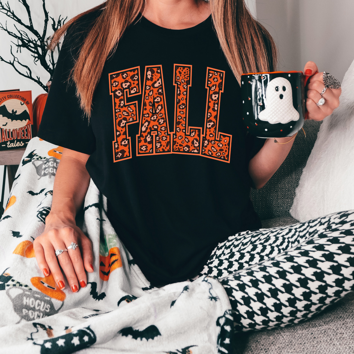 Fall (Varsity, Leopard, Orange) 3074 DTF TRANSFER