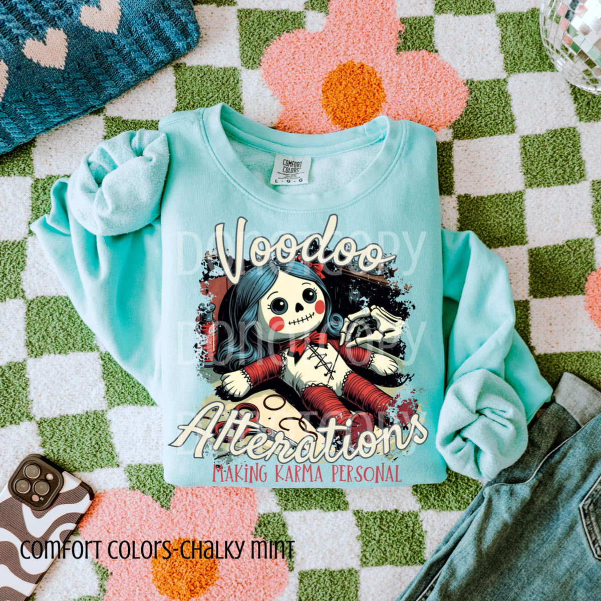 Voodoo Alterations CSG DTF transfer