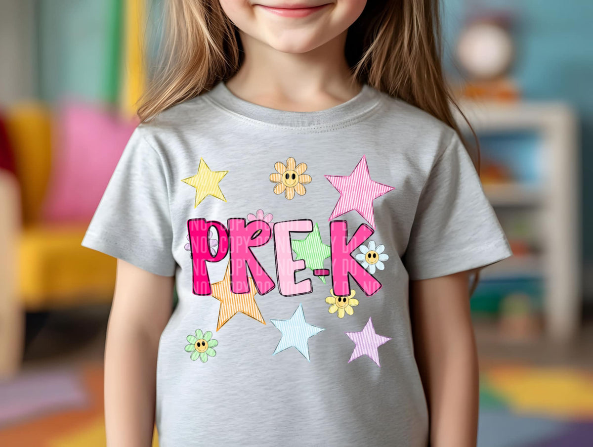 Pre-k PINK (Caplinger) 107186 DTF transfer