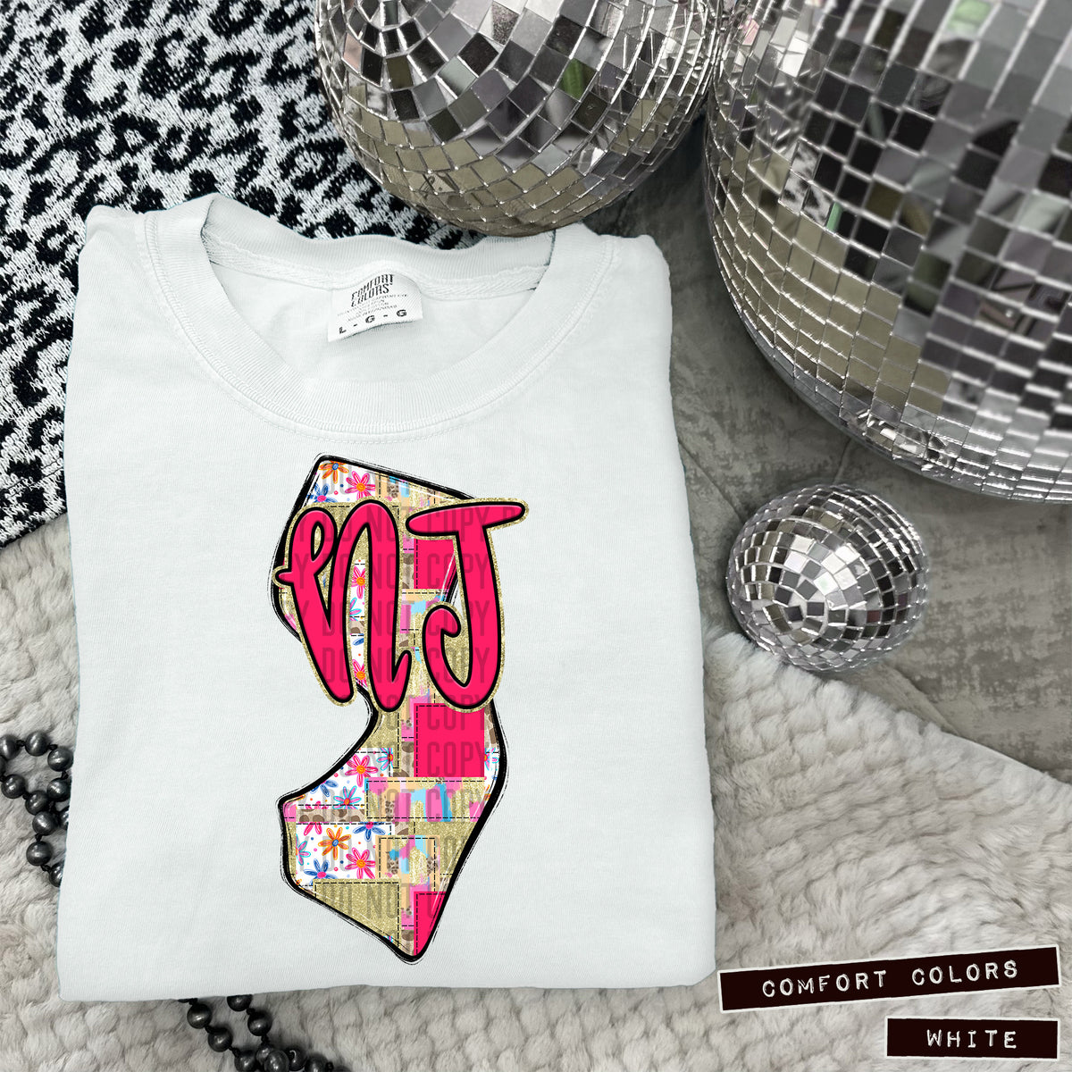Pink Patch states DTF transfers