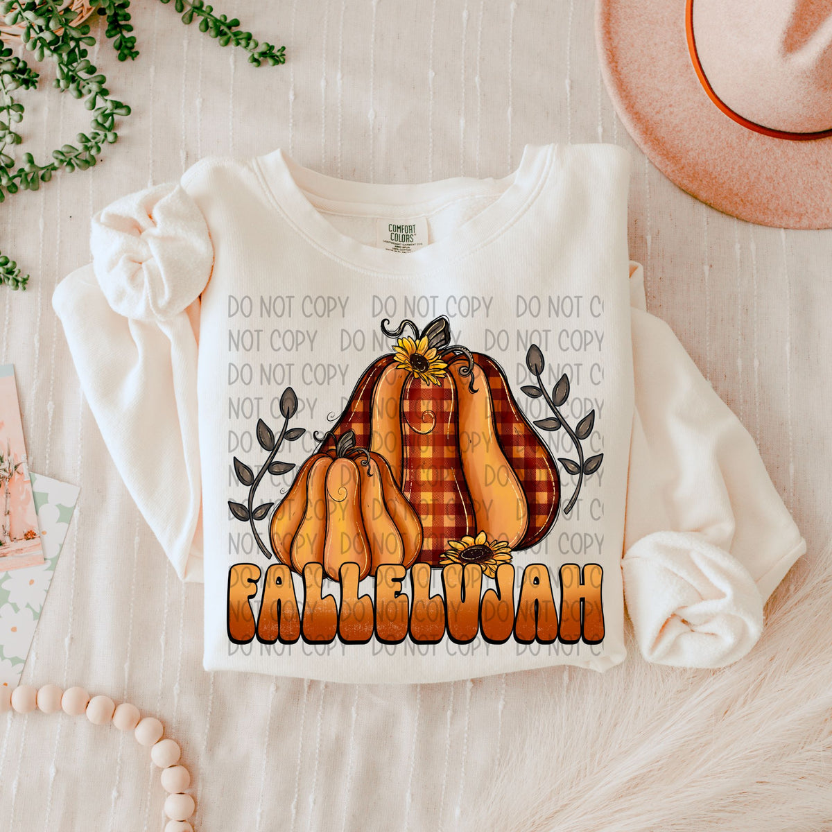 Fallelujah pumpkins SWD DTF transfer