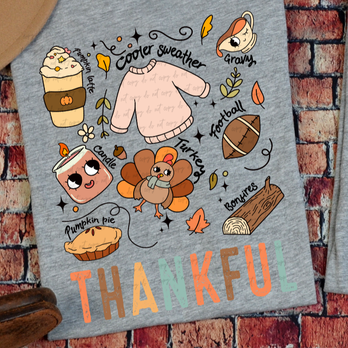 Thankful (BACK ONLY) 68597 DTF Transfers