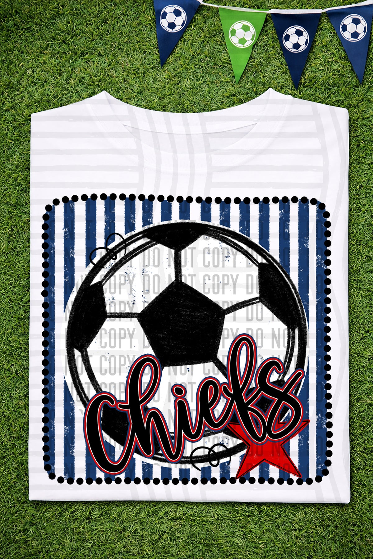 Chiefs RWB Framed (Caplinger) DTF transfer