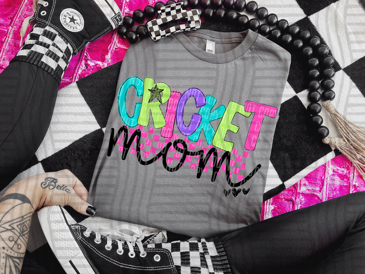 cricket mom checkers (Caplinger) DTF Transfer