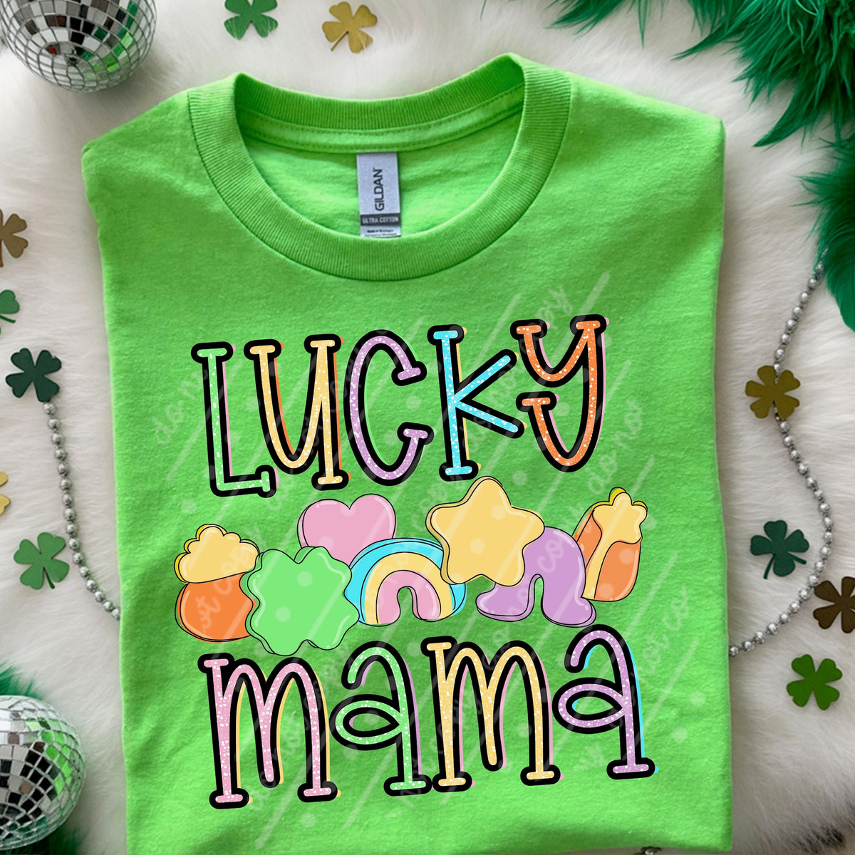 Lucky Mama marshmallows (MZ) DTF Transfer