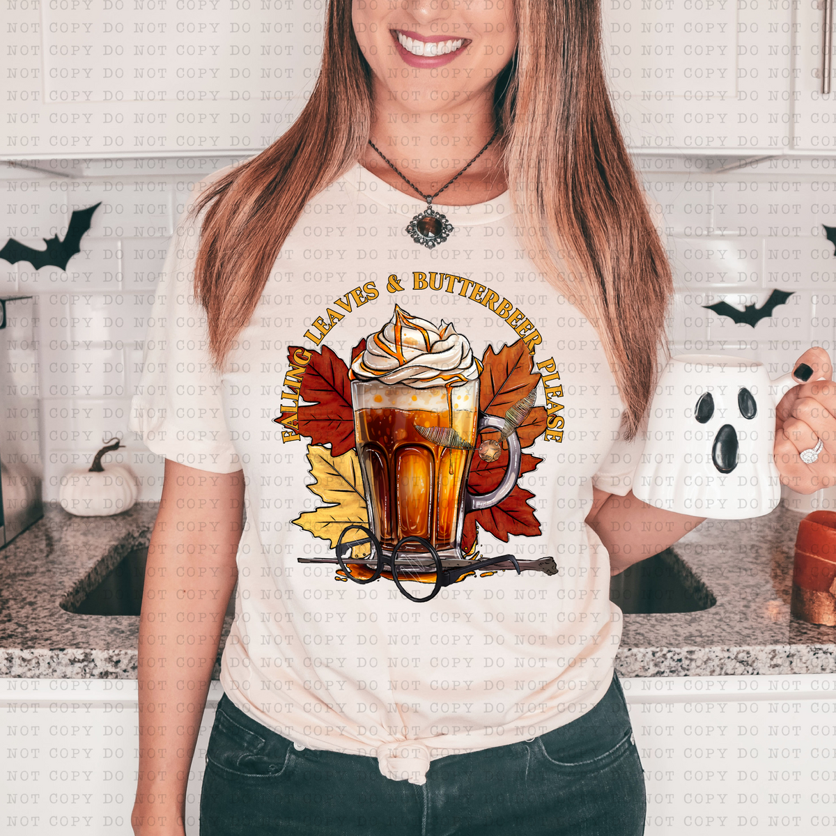 Fall Leaves & Butterbeer Please 3108 DTF Transfers