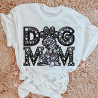 English Bulldog Dog mom rhinestone 49073 DTF transfer