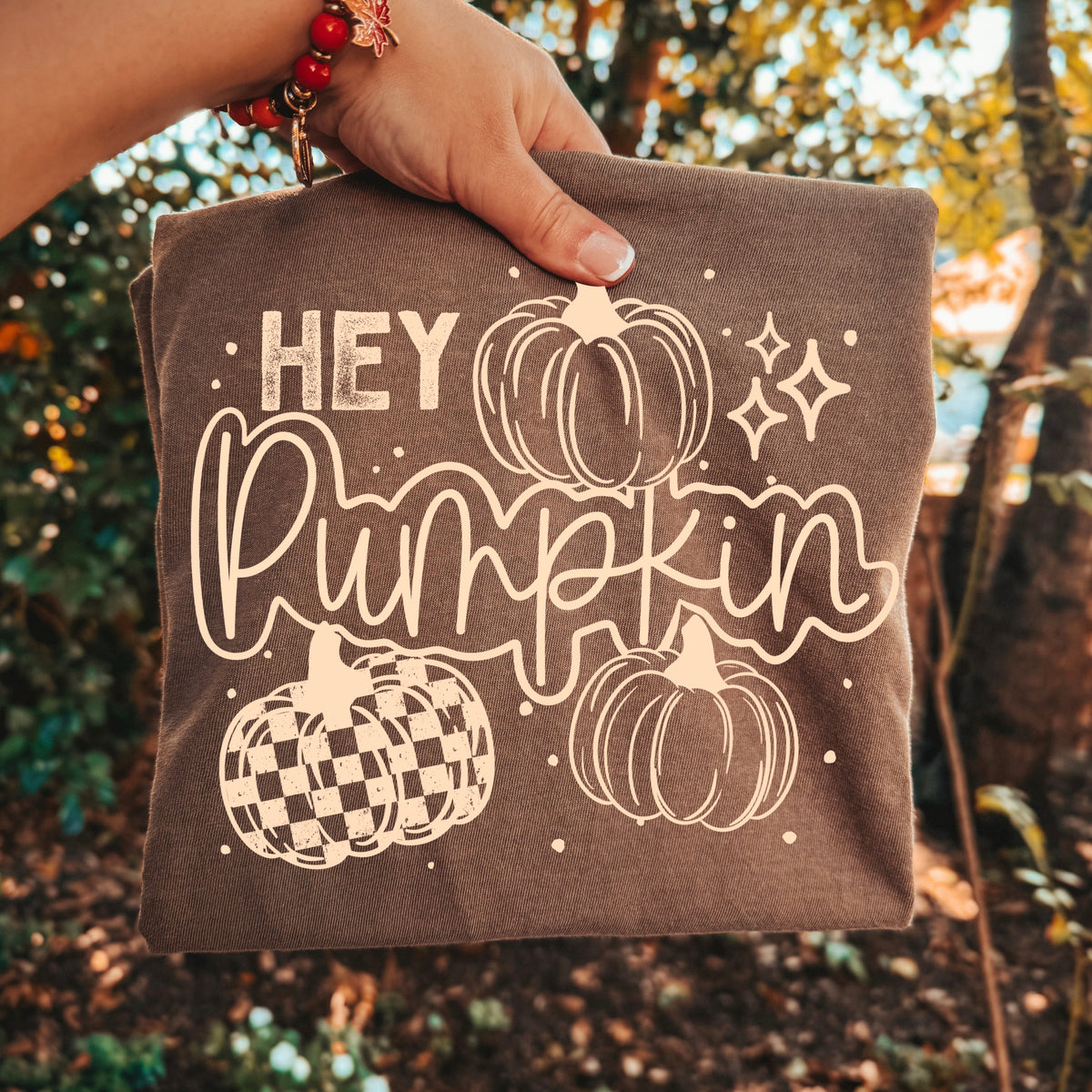 Hey pumpkin (cream) (csc) DTF Transfer