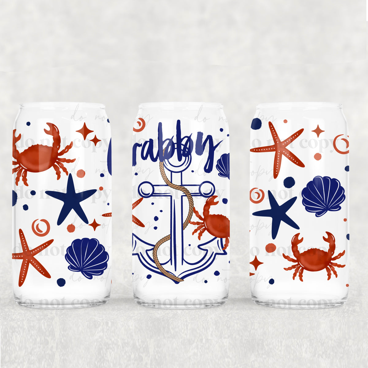 Crabby Anchor (CSC) UV DTF WRAP