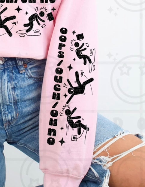 I identify as clumsy sleeve (HW) 107908 DTF transfer