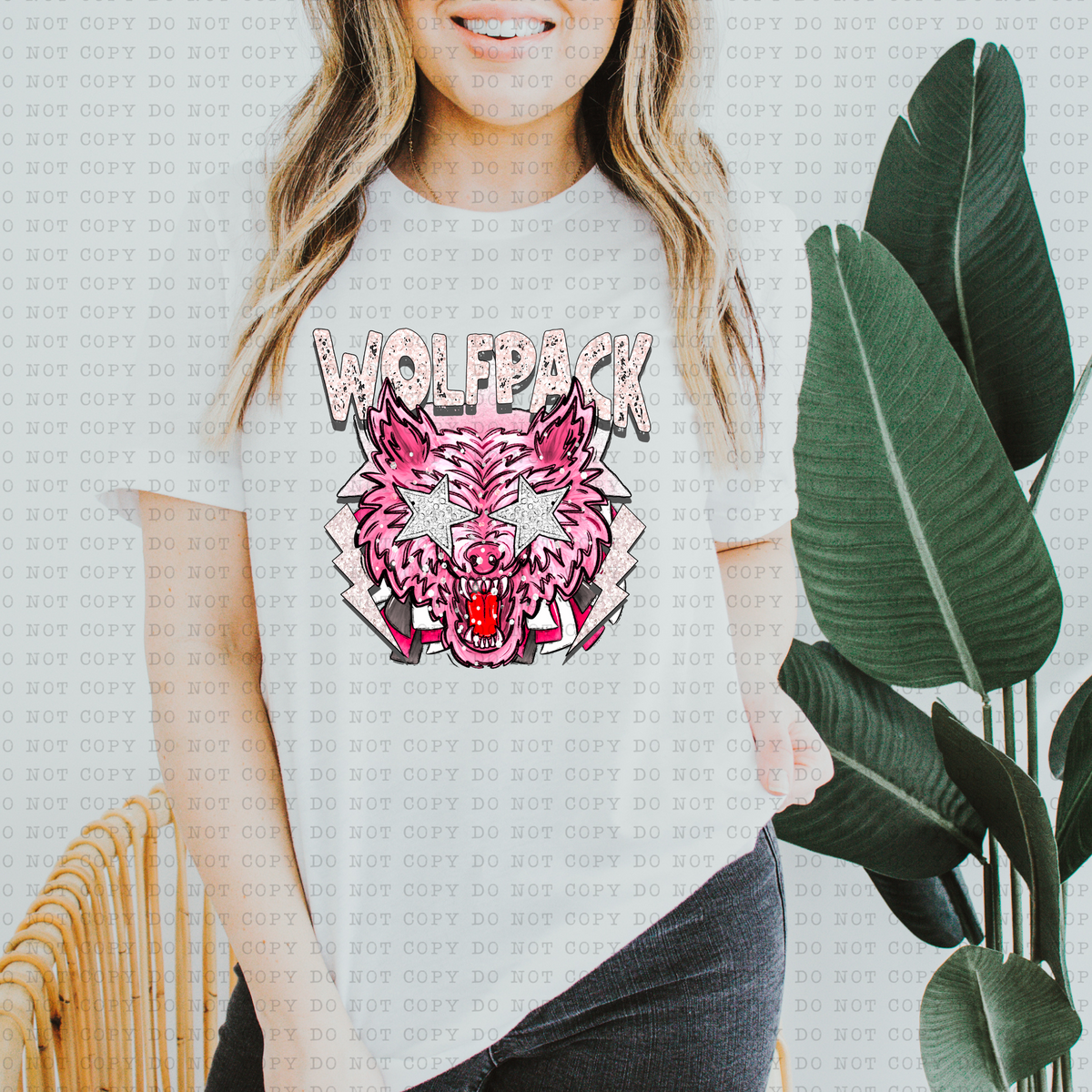 Wolfpack (Retro, Pink) 3138 DTF Transfers