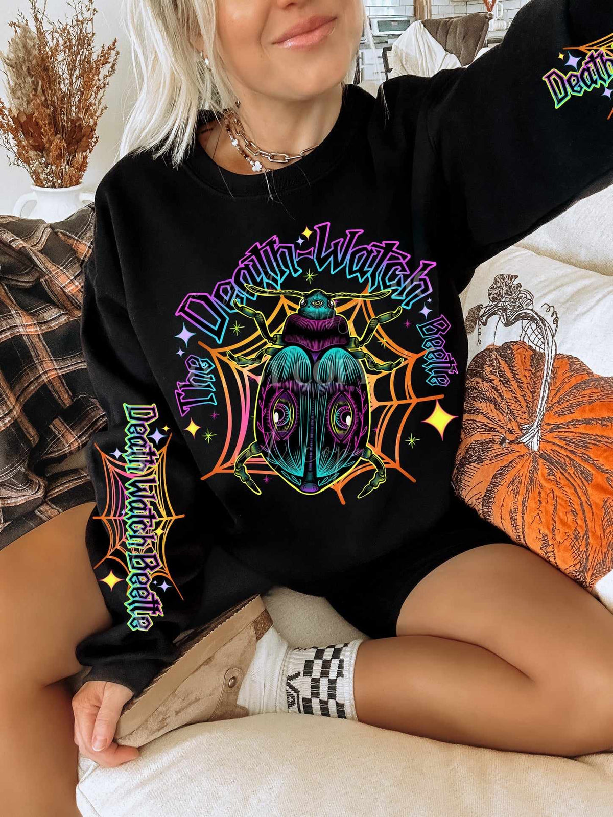 The death watch beetle SLEEVE ONLY (LUMI) 53731 DTF transfer