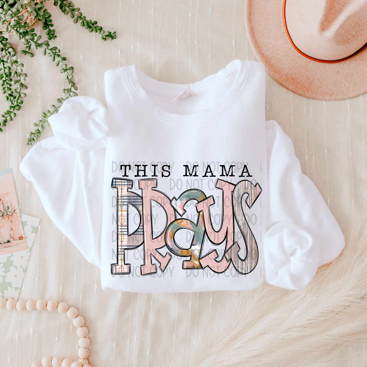 This mama prays (SW) 60966 DTF transfer