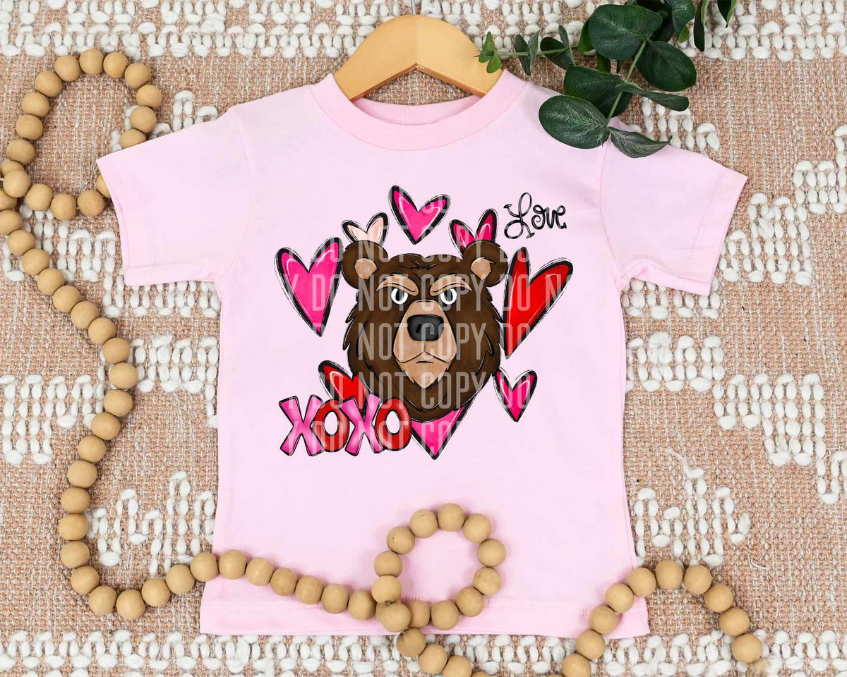 Xoxo bear (caplinger) 73381 DTF transfer