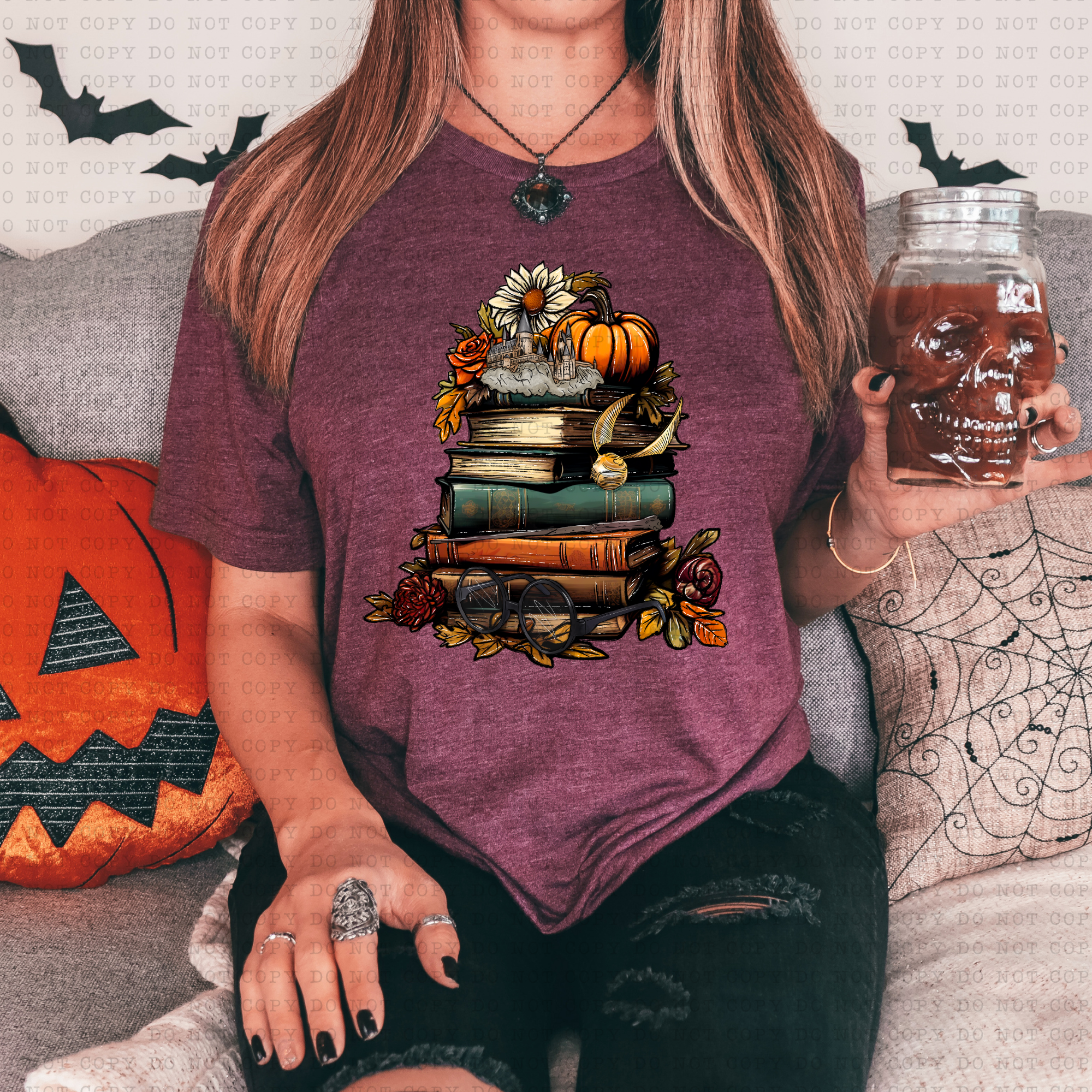 Bookish Magic 3176 DTF Transfer – Mud & Grace Transfers