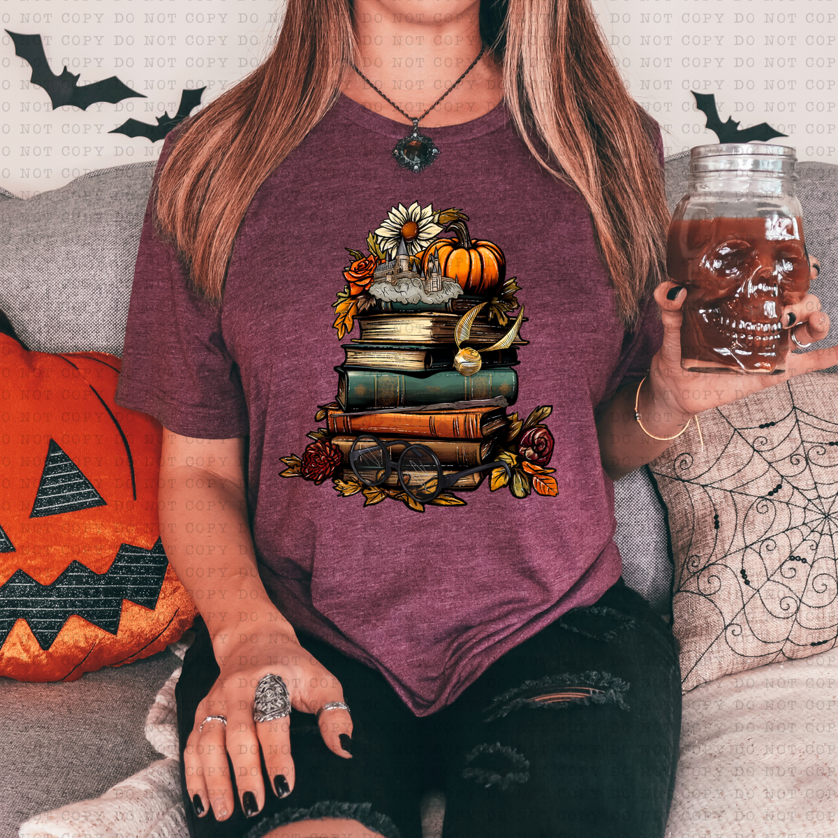 Bookish Magic 3176 DTF Transfer