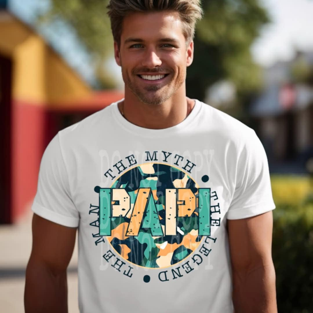 Papi the man the myth the legend (PH) 103616 DTF transfer